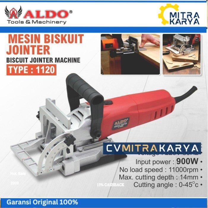 MESIN BISCUIT JOINTER / PENYAMBUNG PAPAN TYPE : 1120 MERK ALDO