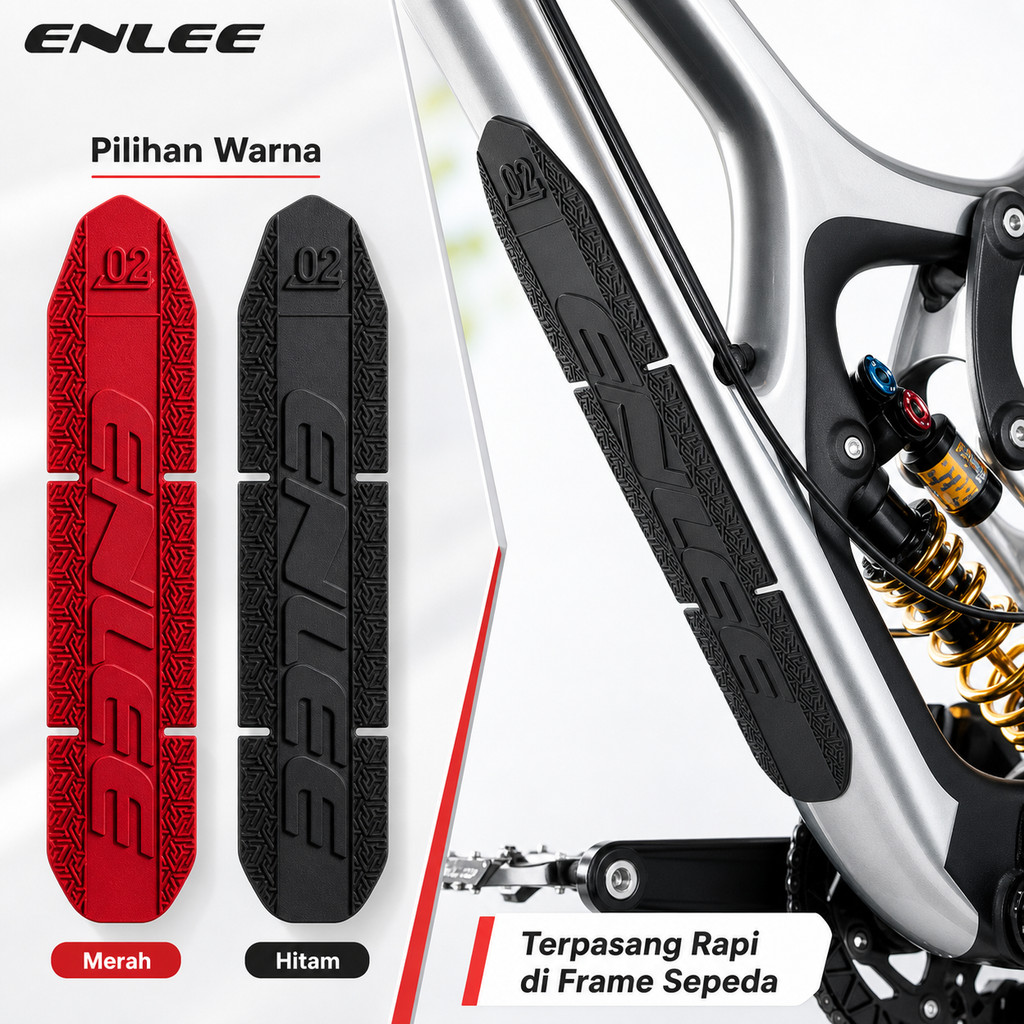 Enlee cover pelindung downtube guard frame frame protector Loadingan 3M sepeda MTB