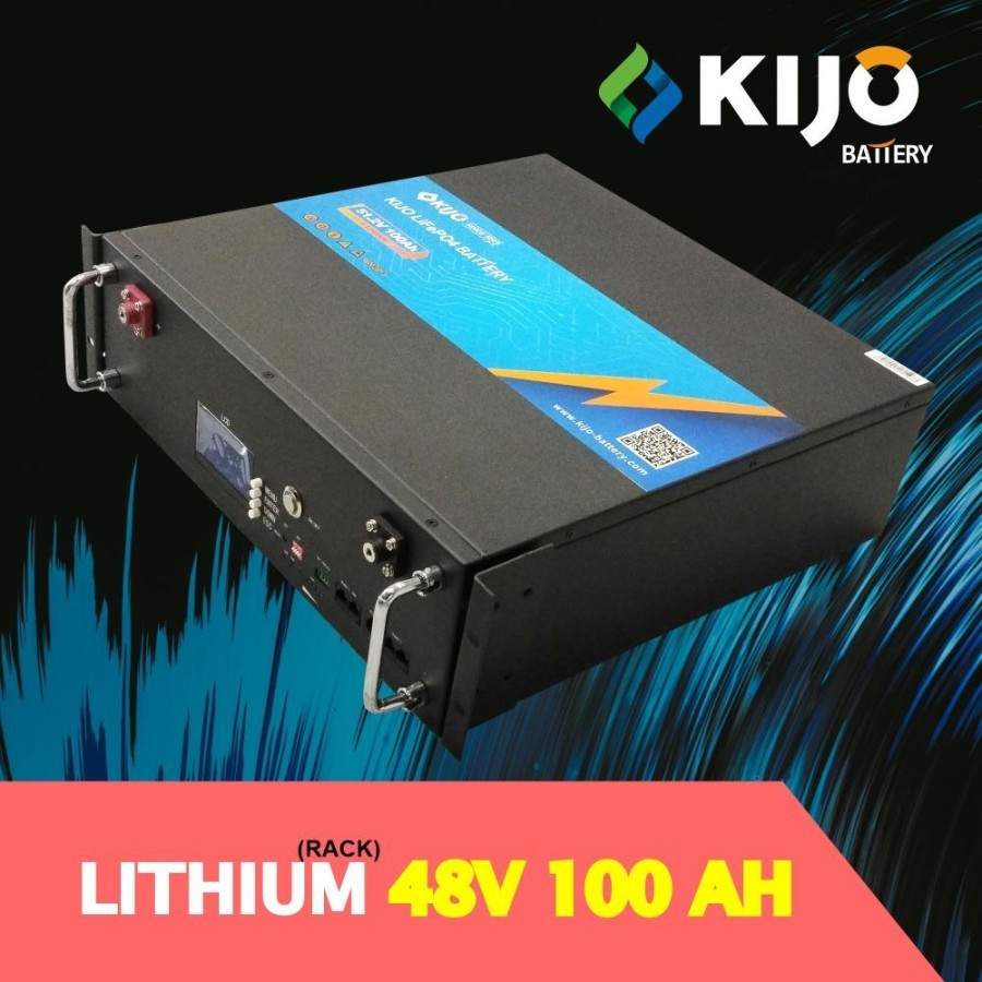 KIJO BATTERY LITHIUM 100AH 48V - 100AH 48V RACK MOUNT original