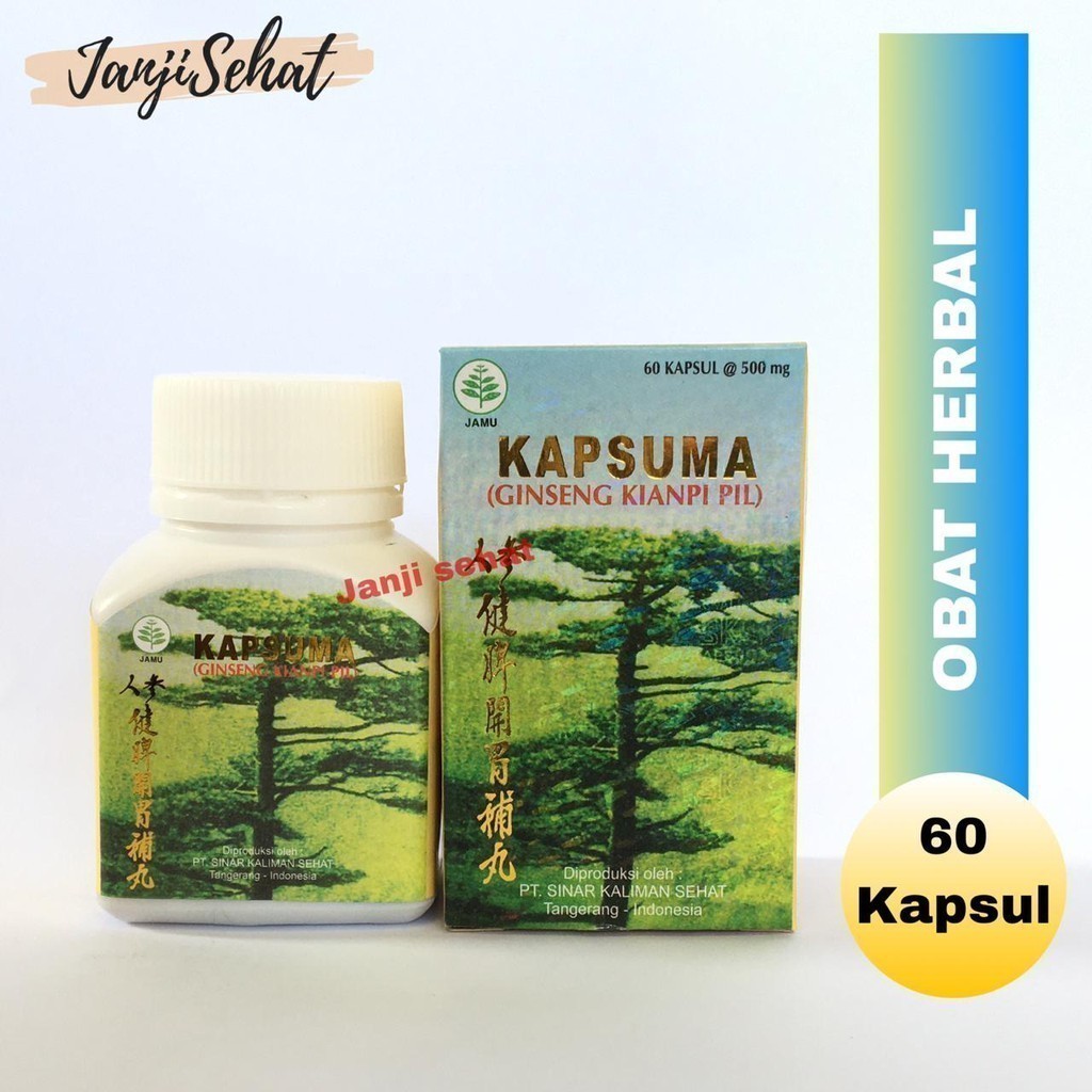 (APOTIK DIANA SEHAT ADA  ) kianpi KIANPI  KAPSUMA (Ginseng Kianpi Pil)