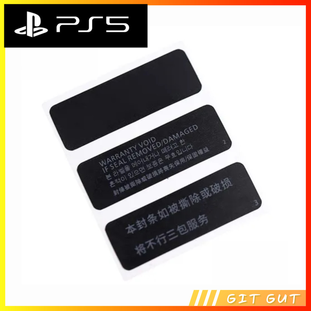 PS5 Mesin Console Stiker Segel Sticker Seal Label Void