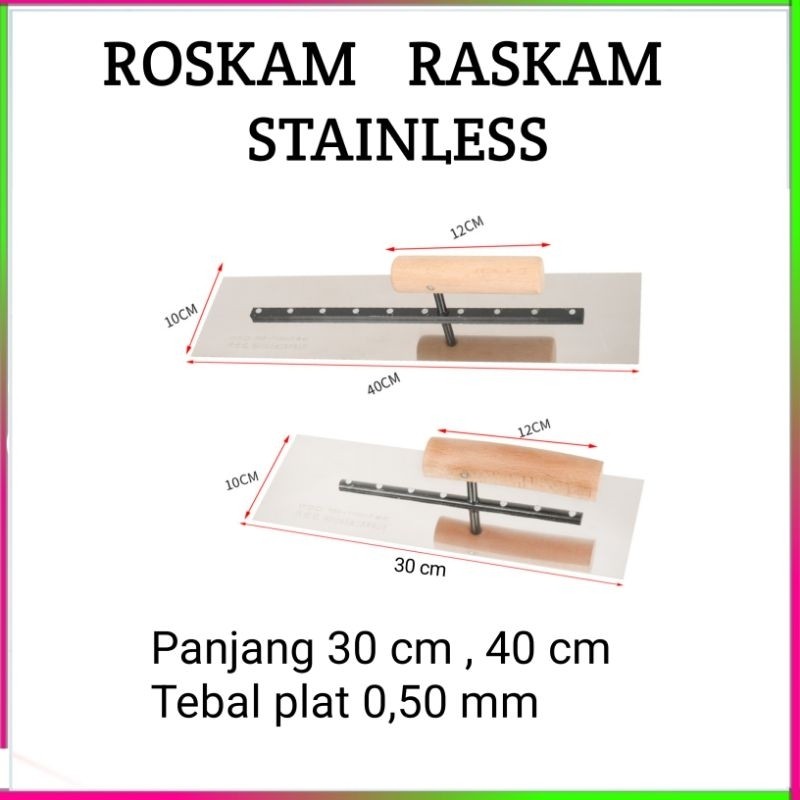 AUPSHOP ROSKAM RASKAM TROWEL PLAT STAINLESS