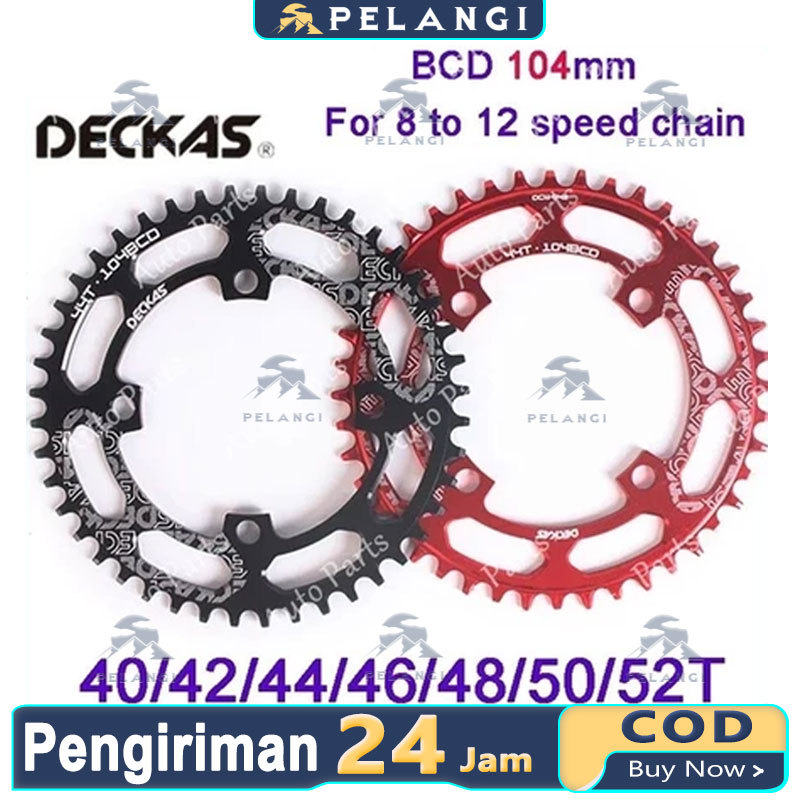 Chainring Snail BSNAIL Deckas BCD 104 44T 43T