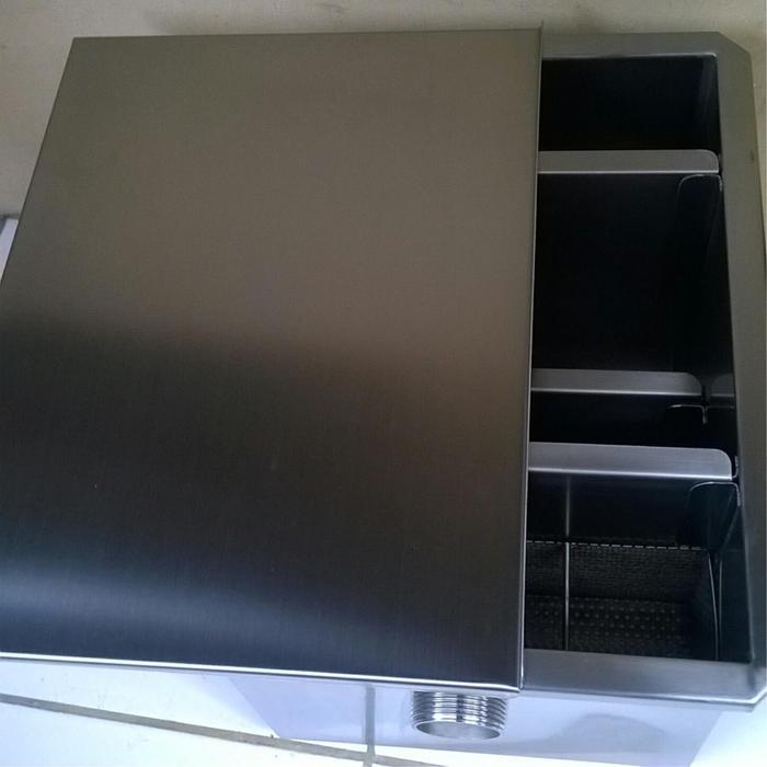 grease trap stainless sink