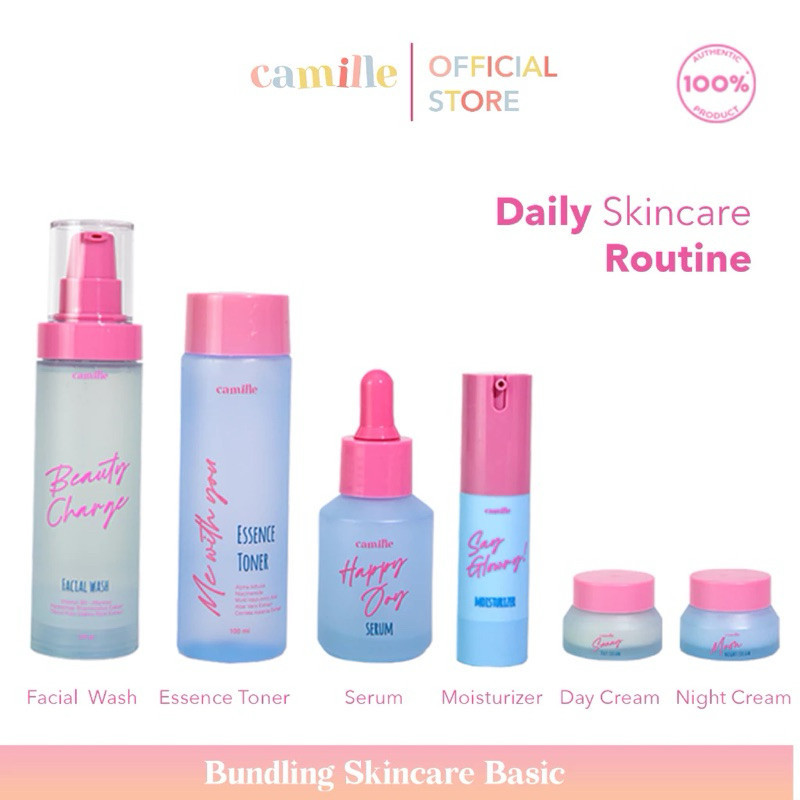 Bundling Skincare Camille Beauty | SKINCARE CAMILLE BEAUTY BY NADSAV | Skincare Glowing | Facialwash