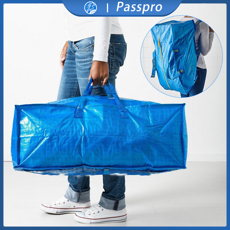 Tas Belanja Jumbo untuk IKEA & Pasar Besar Tas Penyimpanan untuk Troli