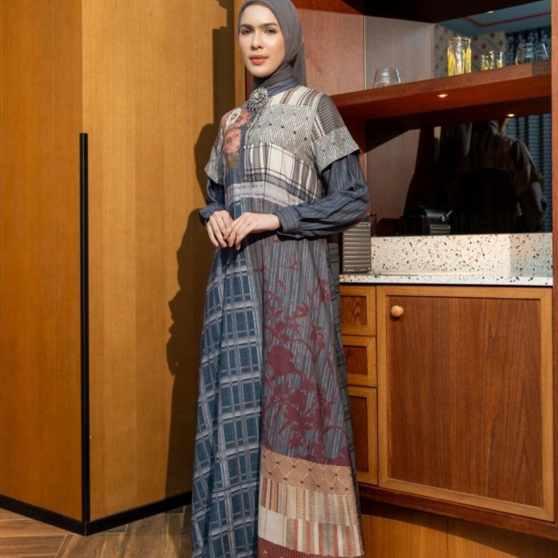 serenity dress brown
