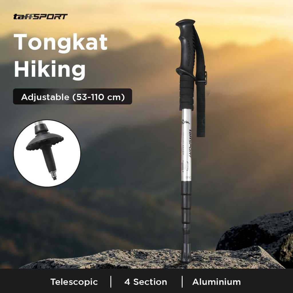 danshop84-TERBARU Tongkat Hiking Telescopic Trekking Pole Aluminium 110cm - X-110