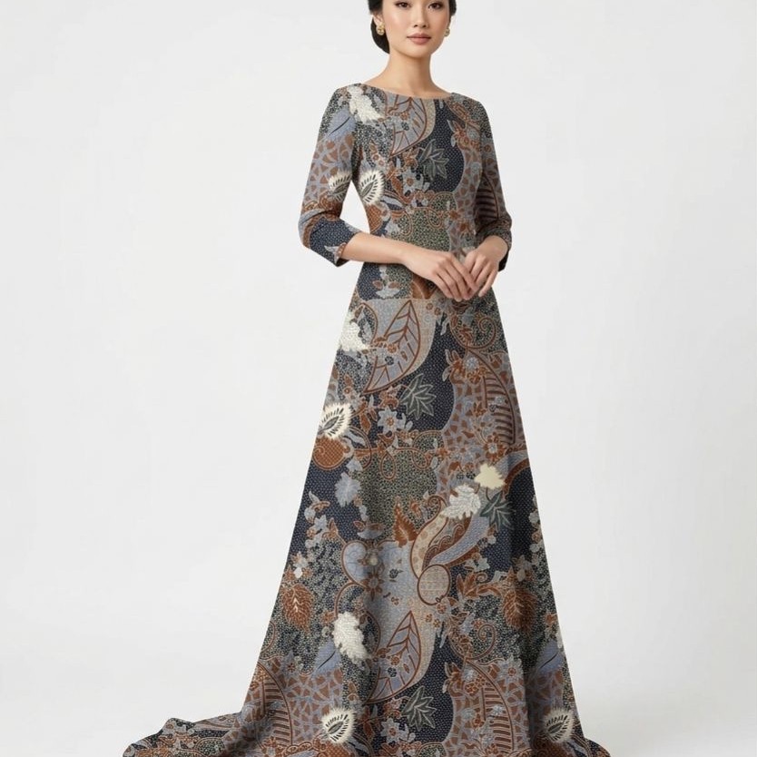 Kain Batik BSY FOIL NEW SERIES Lebar 115cm - Kain Sarimbit Couple Batik Formal