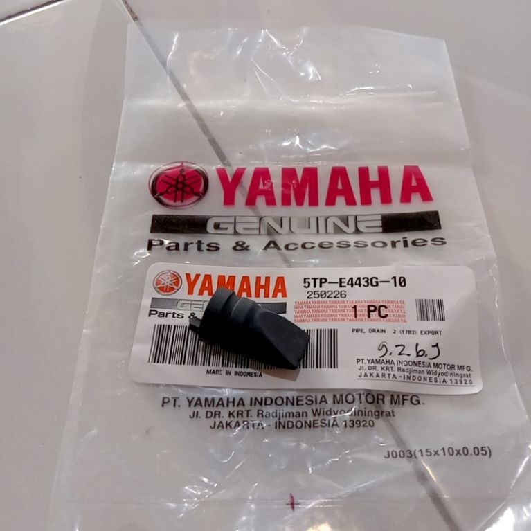 Pipe Drain/Selang Hawa Buntu Cover Filter Yamaha Aerox Nmax Mio J 5TP-E443G-10