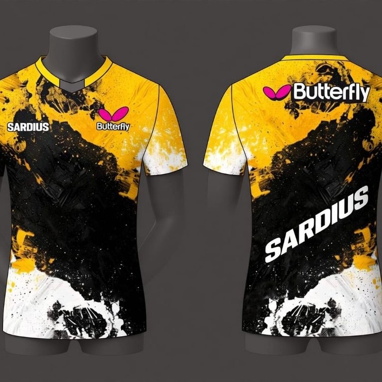 KAOS JERSEY PINGPONG BUTTERFLY SARDIUS #TENIS MEJA