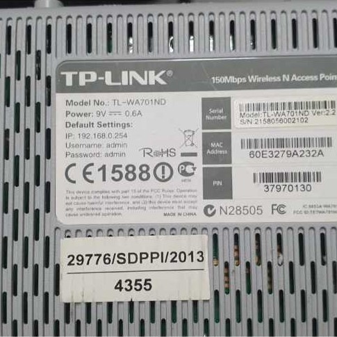 Wireless Router TP Link TL-WA701ND