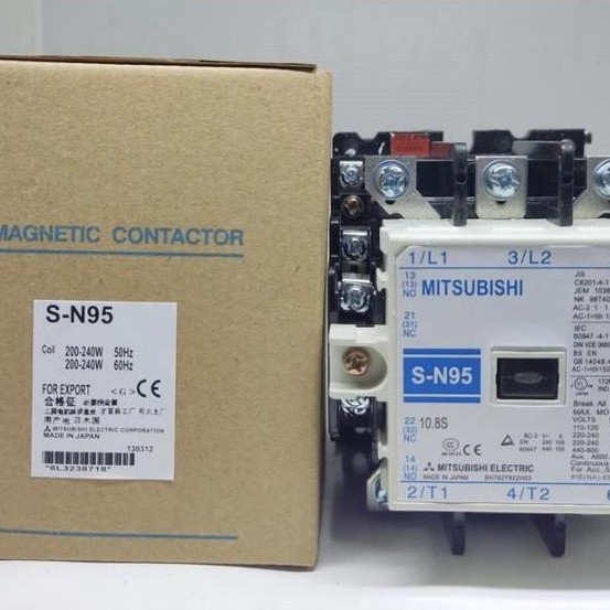 Contactor Mitsubishi Sn95 Sn95 Sn 95 Sn95 220V / 110V / 380V Diskon