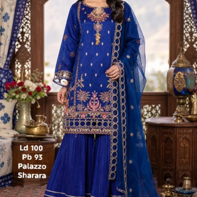 *Baju India Pakistan Premium Sharara Palazzo Kurti Kurta wanita pesta party Bollywood*