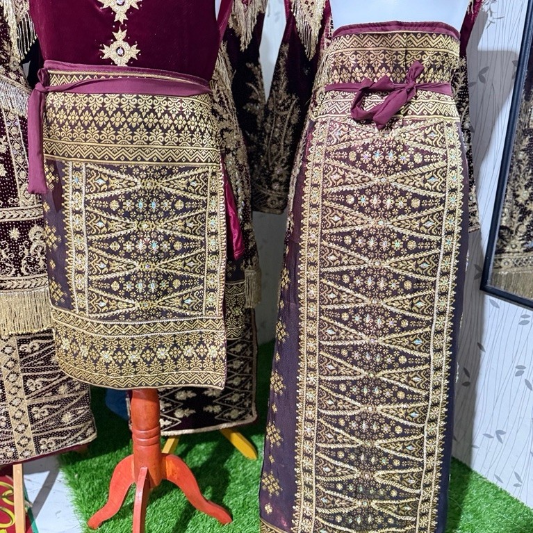songket minang berpayet
