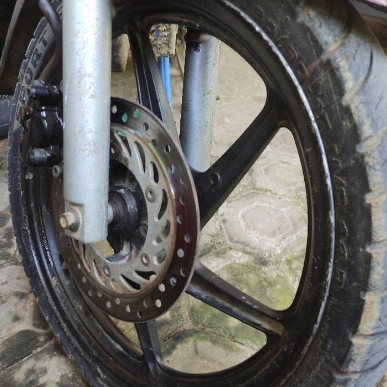wheelset velg copotan original Megapro mono mp mono lengkap ban tubeless siap pakai