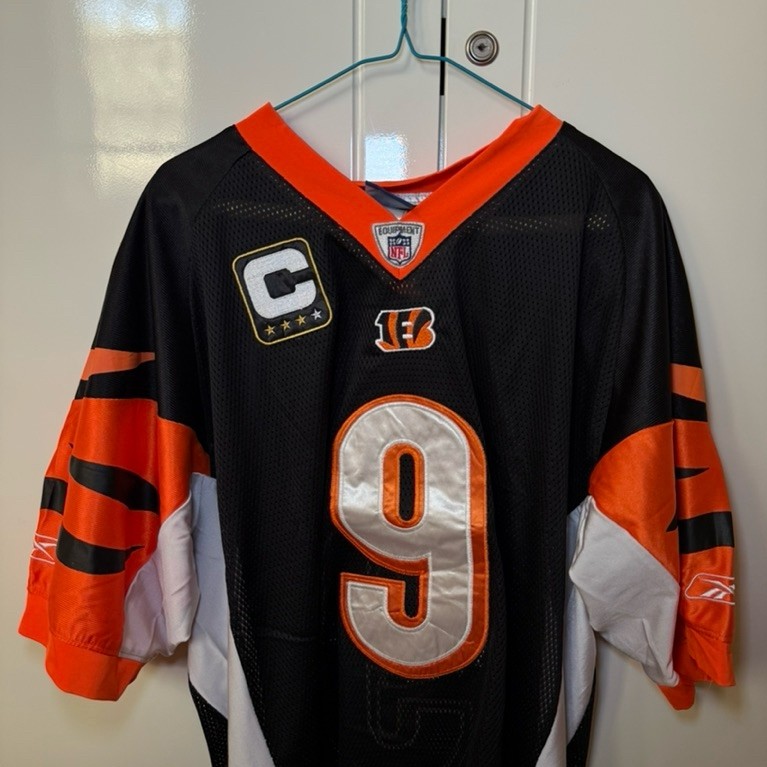 Vintage NFL Jersey Orange / Off Campus Size XXL (Thrifted / Preloved)
