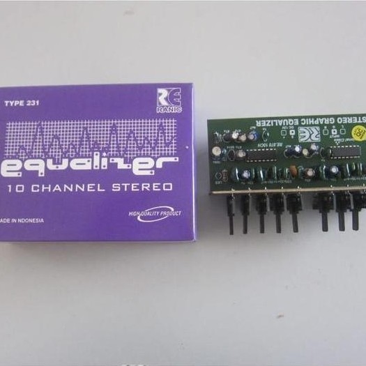 Kit Equalizer 10 Channel Stereo