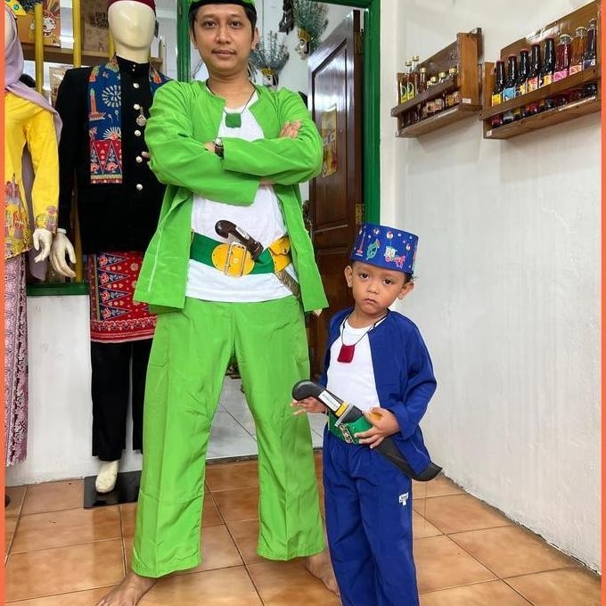 Pangsi / Pakaian Silat Betawi Dewasa Celana dan Atasan