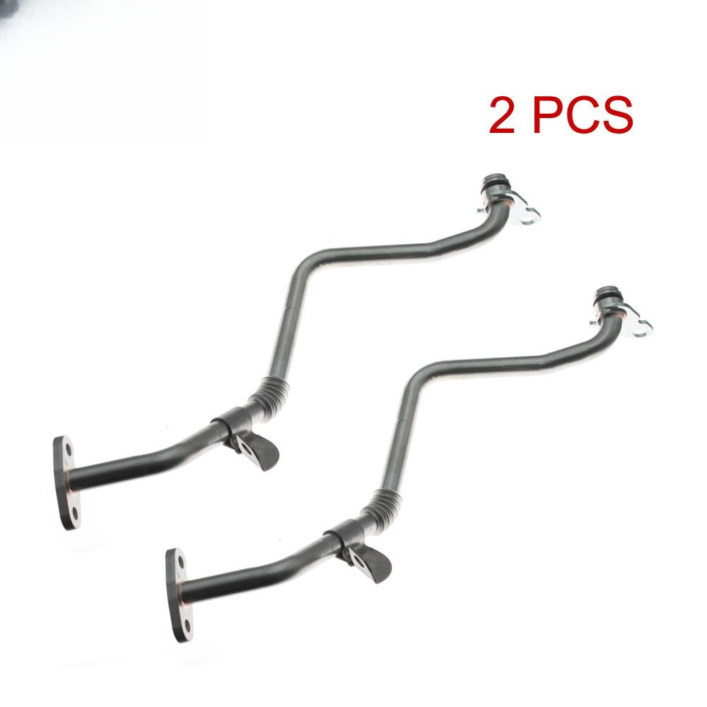 2PCS BB3Q6K677BC New Turbo Charger Oil Return Pipe Tube Hose For Mazda BT50 MK2 3.2 Diesel 2011-2020