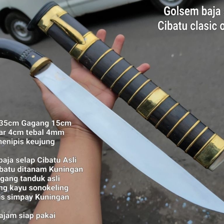 GOLOK PISAU SEMBELIH BAJA SELAP 35 dan 40 cm