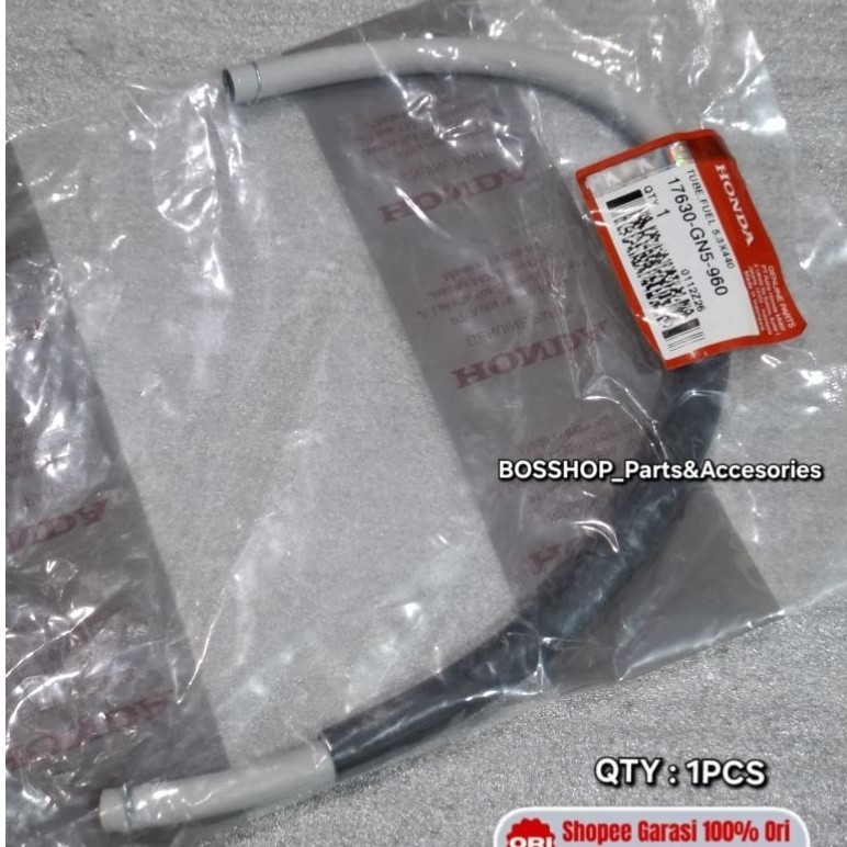 AHM-17630-GN5-960 Tube Fuel/Selang Bensin All Motor Beat/Supra/Scoopy/Revo/Blade Dll
