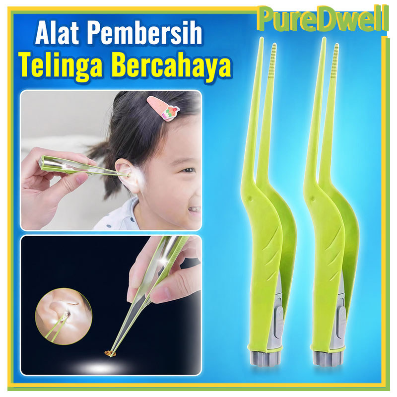 Alat Pembersih Telinga Bercahaya / Alat Pembersih Telinga Bayi / Alat Visual Untuk Anak-anak / Penje