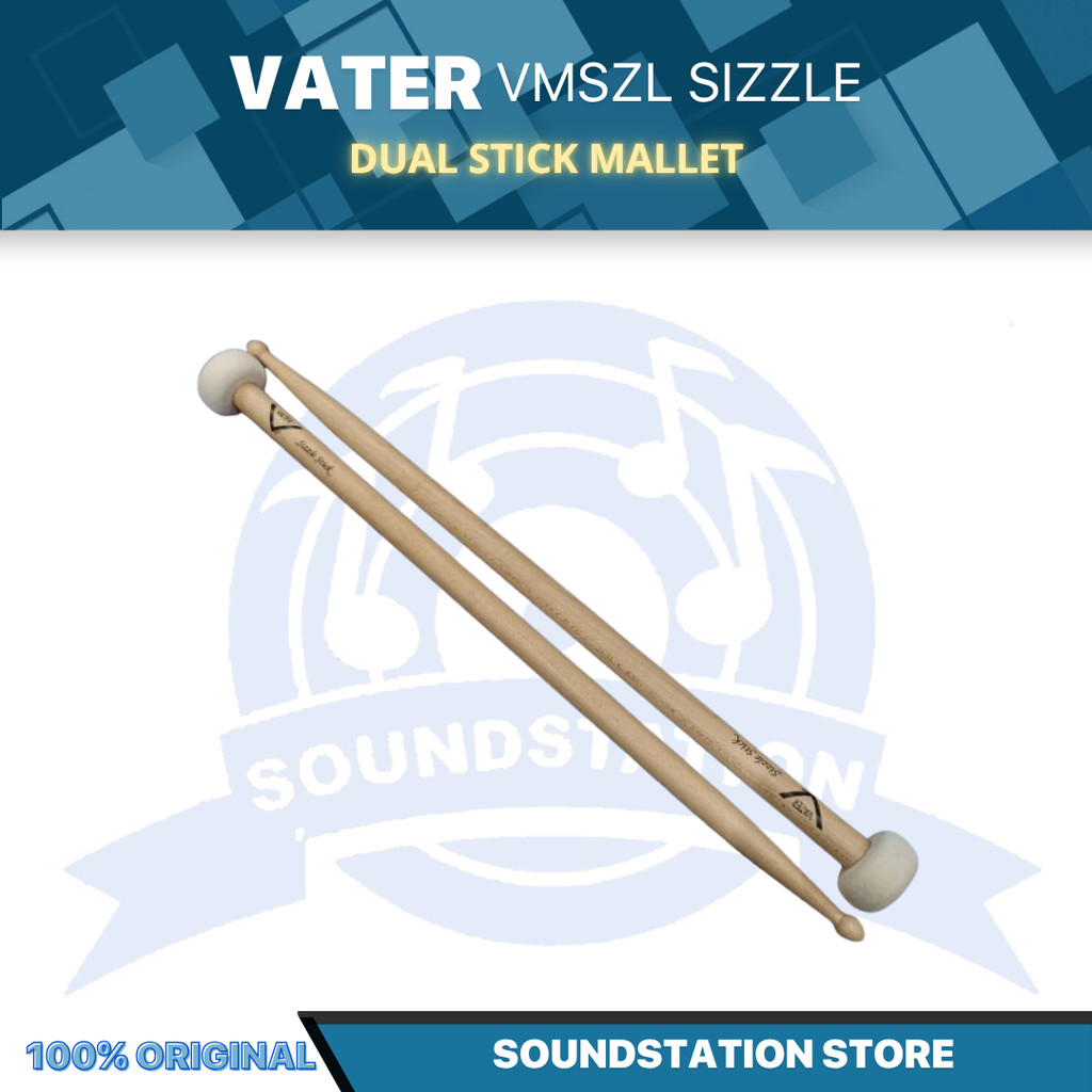 Vater VMSZL Sizzle Dual Stick Mallet - Stik Drum