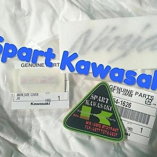 Emblem stiker sticker logo Ninja H2 H2R Orinal Kawasaki