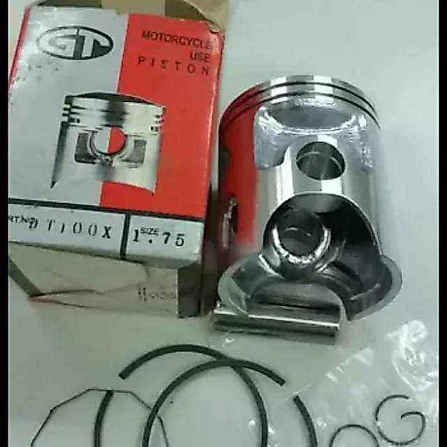 Piston kit dt 100 x size std 25 125 150 175 dan 200