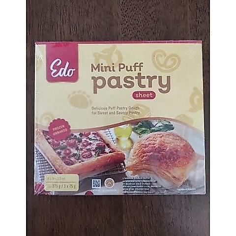 Ingredients- Puff Pastry Sheet Frozen Zuppa Soup Edo 375 Gram 375Gr / Kulit Pastry Siap Pakai