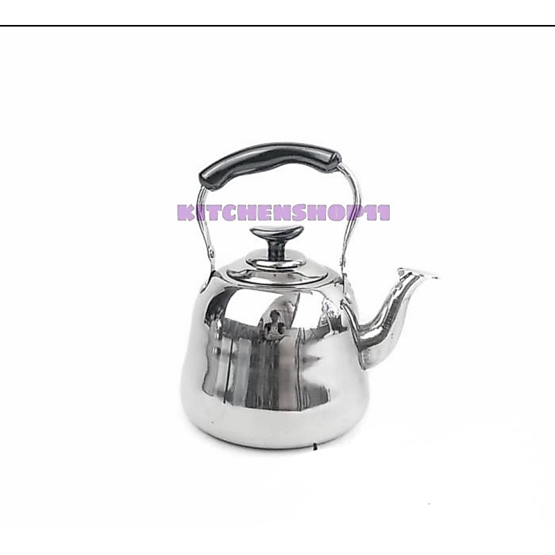 Teko stainless 6 liter TEBAL plus saringan teh / teko saringan 3 liter / kettle ceret BUNYI