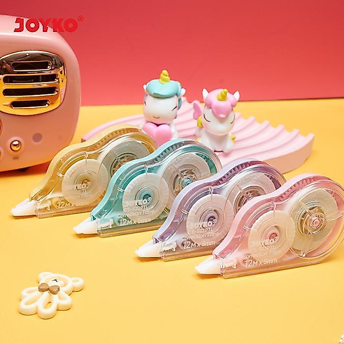 Joyko Correction Tape 12m TipEx Kertas Joyko CT-522 PTL PASTEL Kering