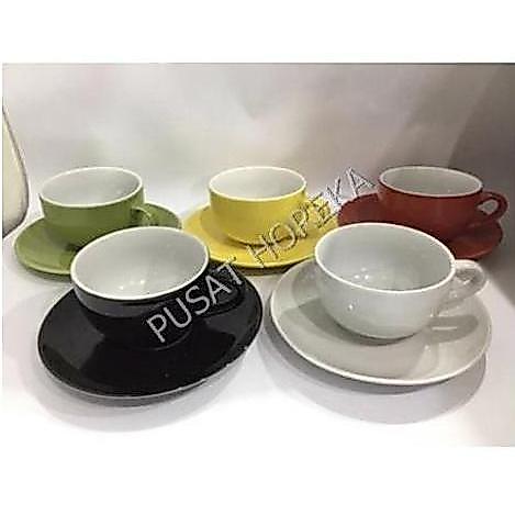 Bora- Brescia Coffee Cup I Cappucino Cup Porcelain I Cangkir Kopi Susu Kopin