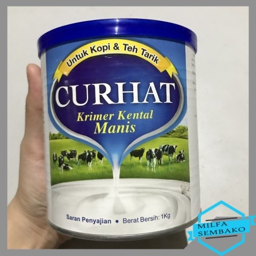 HS1047 CURHAT SUSU 1KG KENTAL MANIS KALENG