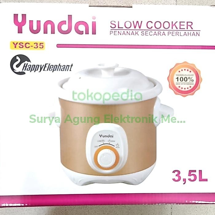 Slow Cooker 3.5 Liter Yundai