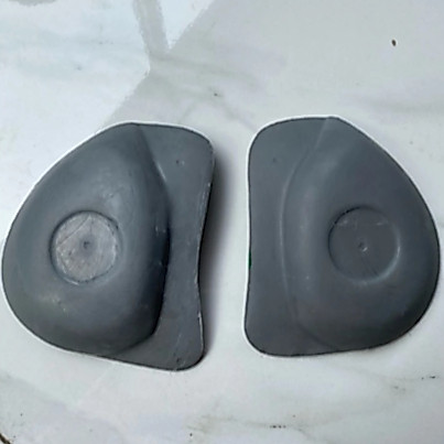 Kupingan Helm Astrea/Bisboll Belum Dicat 2 Pcs/satu pasang