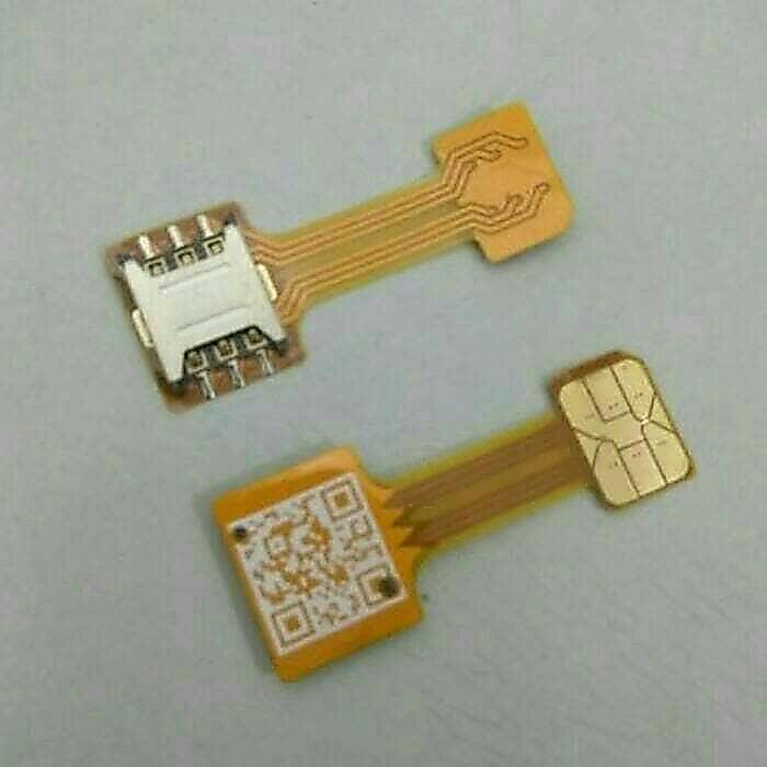 TECHX ID Dual Sim Card Converter Dual Sim Card Hybrid Alat Pengganda Simcard