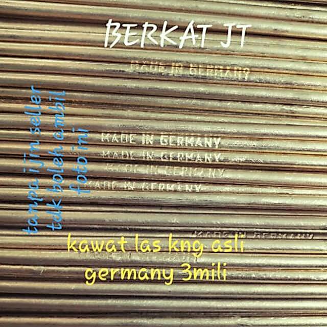 KAWAT LAS KUNINGAN ASLI  3 MILI/KAWAT LAS KUNINGAN/KAWAT LAS/KAWAT LAS GERMANY