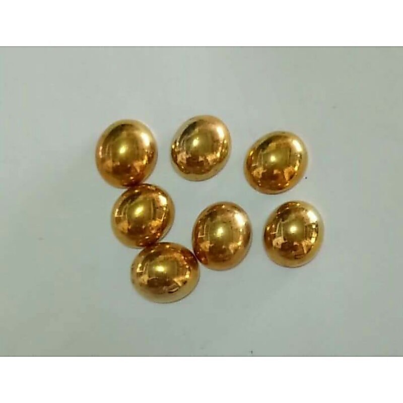 Besi kuning asli berbentuk bulat mata cincin