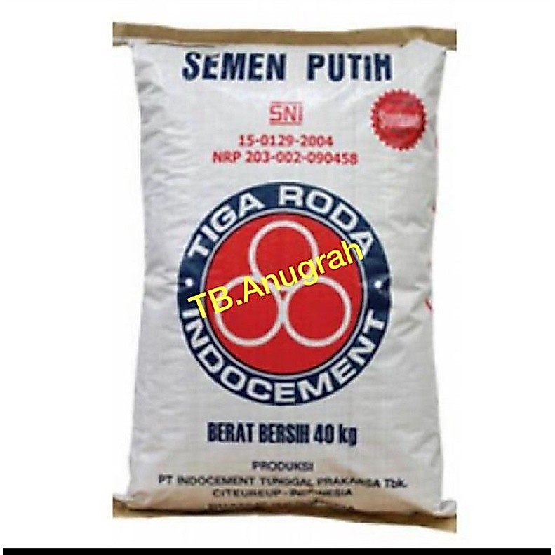 Semen Tiga Roda Putih 1kg Semen Tiga Roda 40kg eceran / Semen 3 Roda / Semen Putih