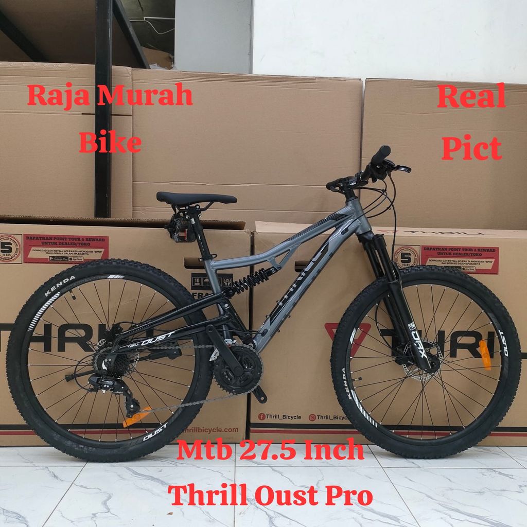 Sepeda Gunung Mtb Thrill Oust Pro 27.5 Inch Terbaru Sepeda Gunung Mtb 27.5 Inch Thrill Oust Pro