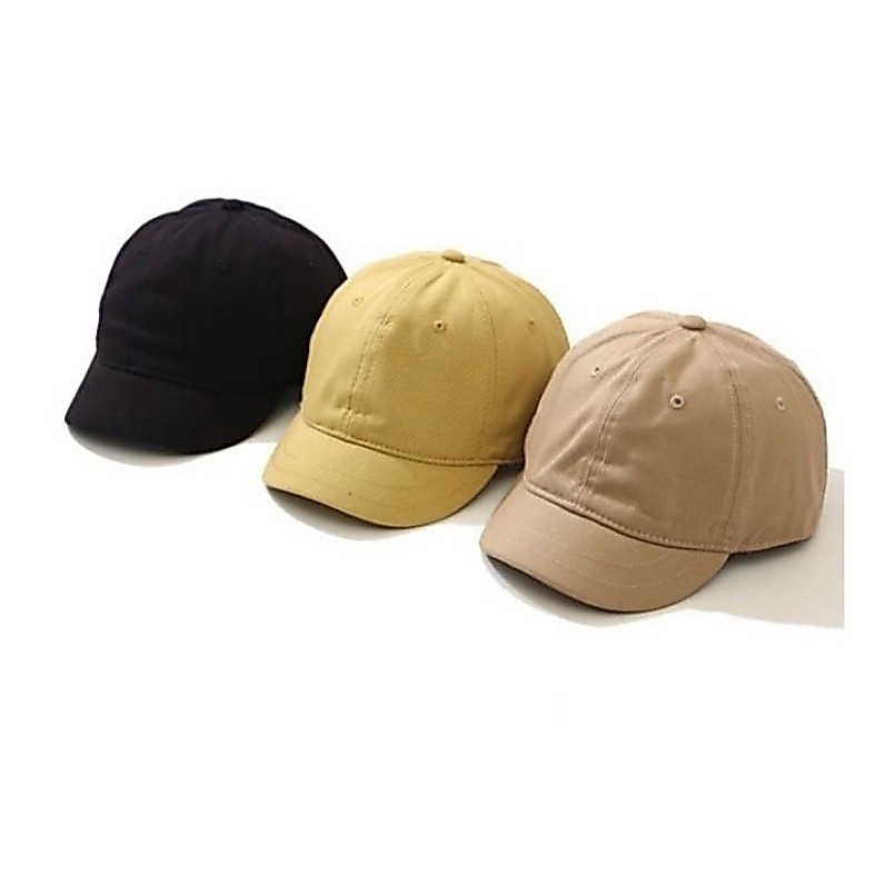 Topi Baseball Lidah Pendek Polos / Topi Pet Pendek / Topi Pria Wanita Dewasa / Topi Distro Polos