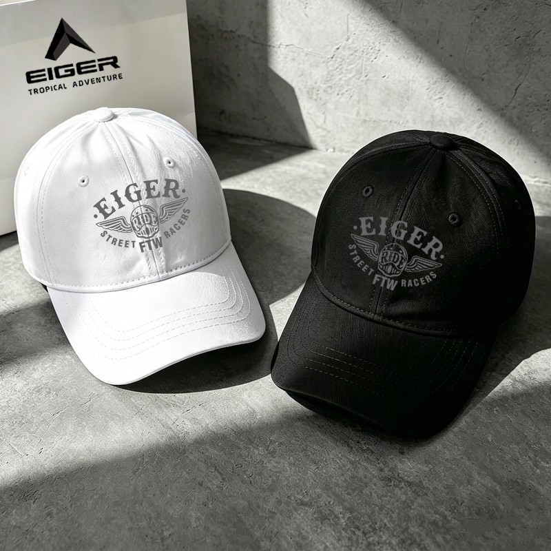 Topi EIGER Pria Wanita Topi Baseball Outdoor Adjustable Topi Hiking Gunung Camping Fashion Casual Un