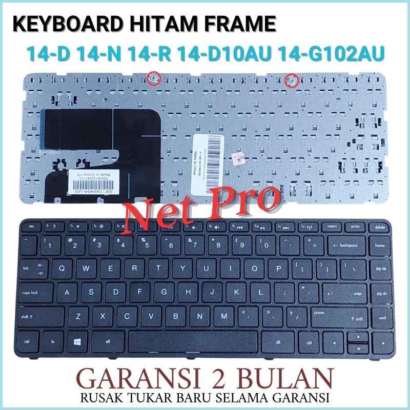 Keyboard Hp Pavilion 14D10 14-n225TX 14-n270TX 14-n011TX Frame -NPRO