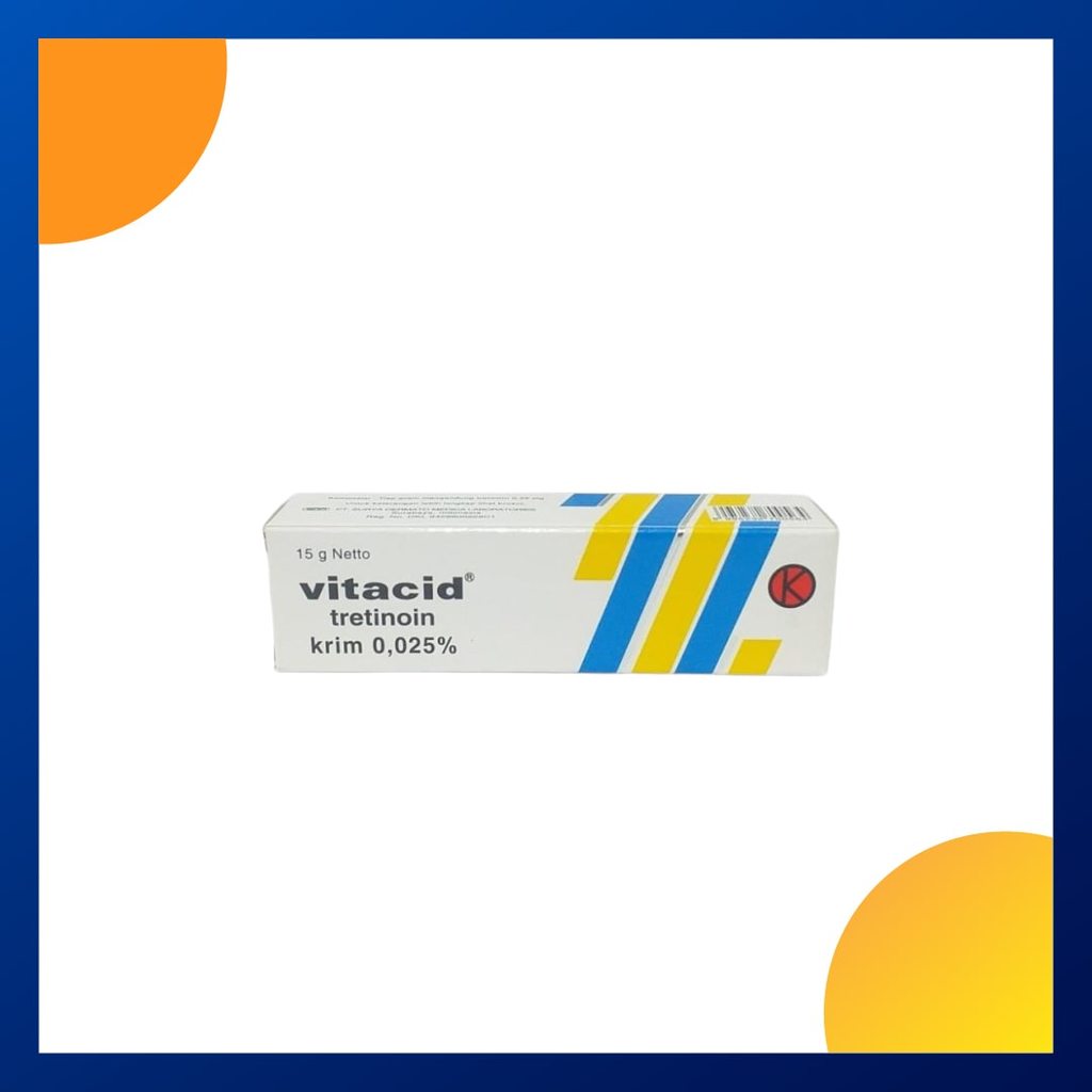 VITACID 0.025% CREAM 1 TUBE @ 15 G