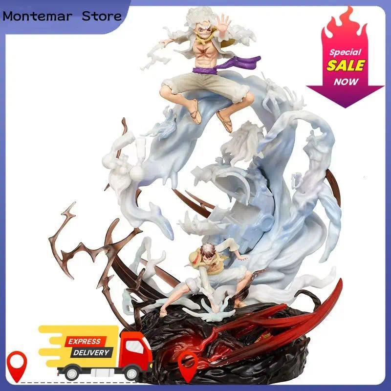 Gk G5 Nika Luffy One Piece Lz Sun God Anime Figure Fruit Awakening With Base Model Statue Ornament C
