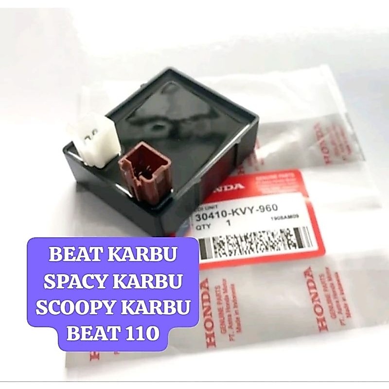 CDI ECU ECCU BEAT KARBU SPACY KARBU SCOOPY CARBU BEAT 110 HONDA KVY ORI