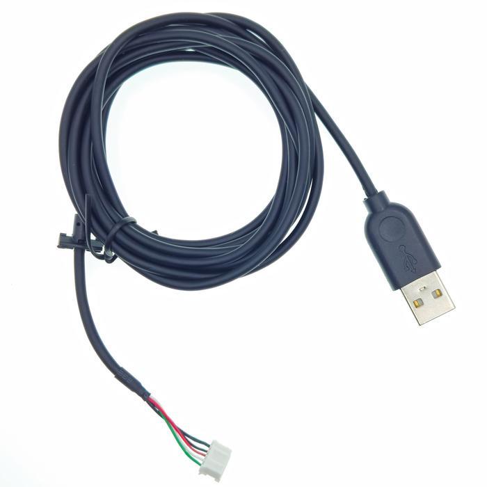 Kabel Mouse USB Pengganti Logitech G102 G302 G303 G403 G Pro Wired - PVC Hitam