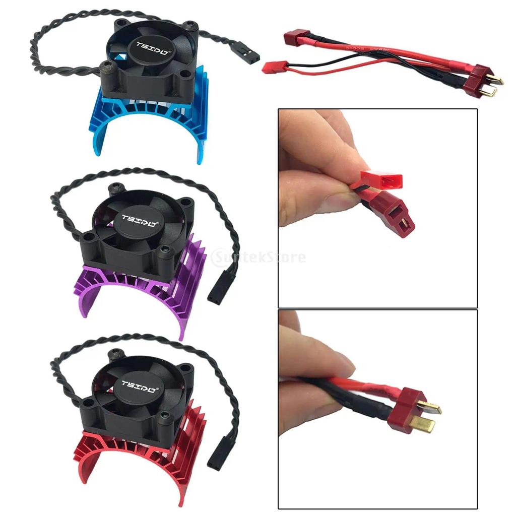Alloy Heat Sink Brushless Cooling Fan for Wltoys 144001 124018 124019 104001 RC Car Replacement Acce